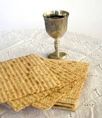 Unleavened bread and wine